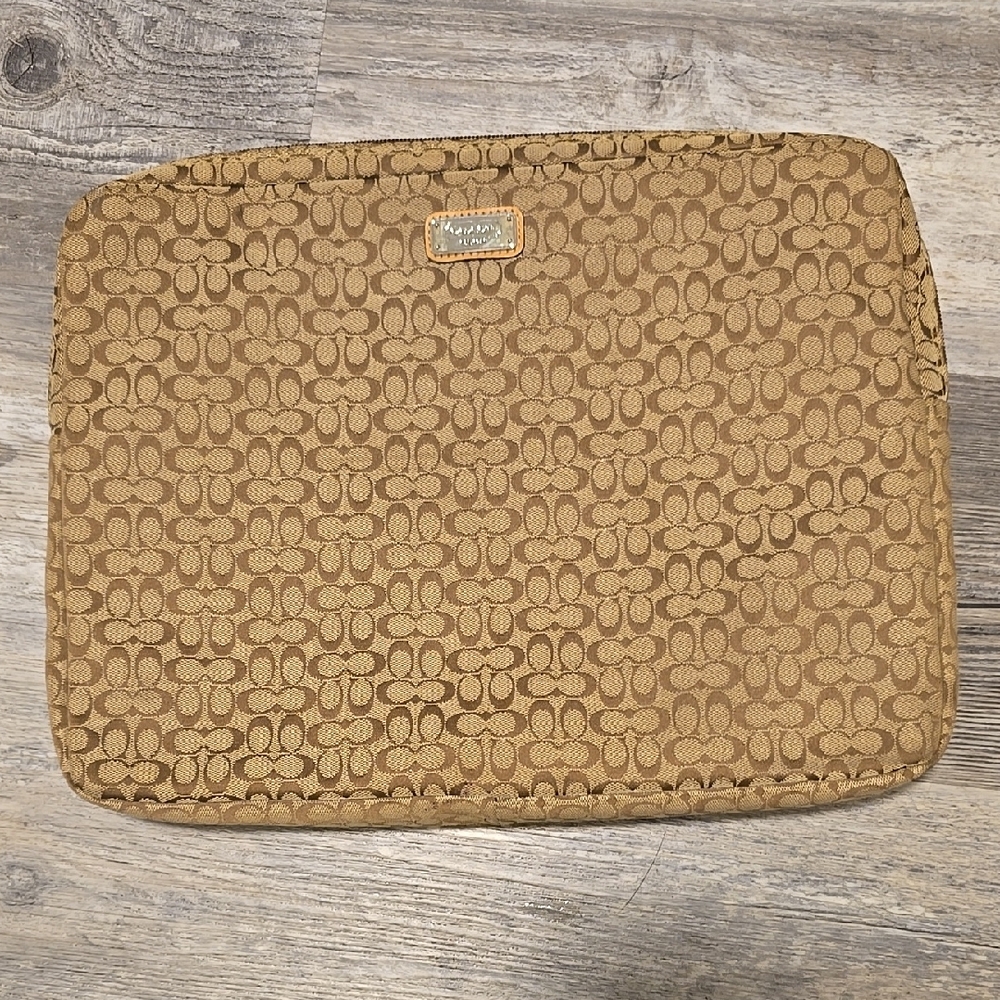 Coach Tan Electronics Case